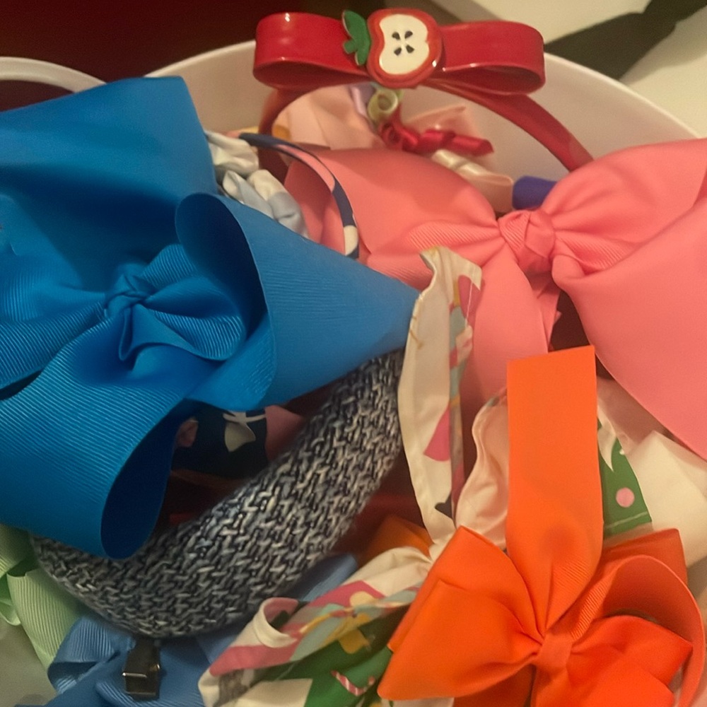 Girls Hair Bow Lot